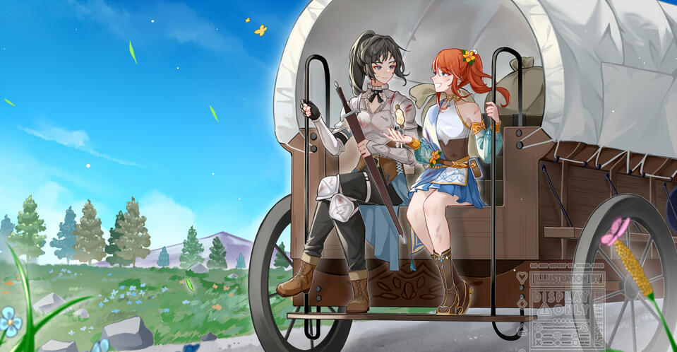 character paint illustration